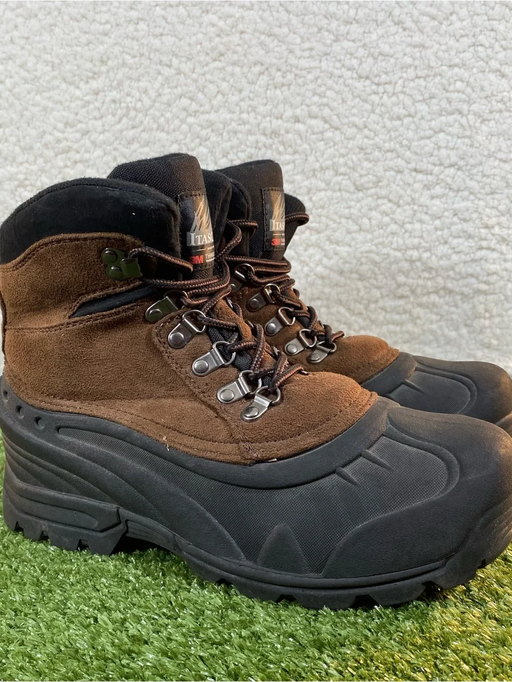 Itasca Ice Breaker Thinsulated Winter Boots Men's Size 7 Brown Suede #6442694